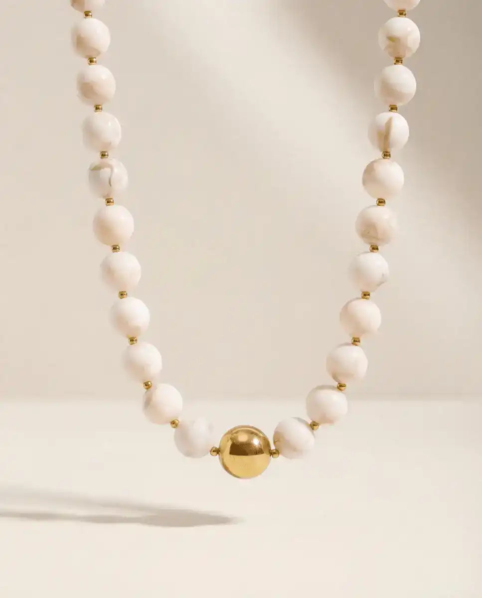 aphoriah Beige Rivière® Pearl Necklace