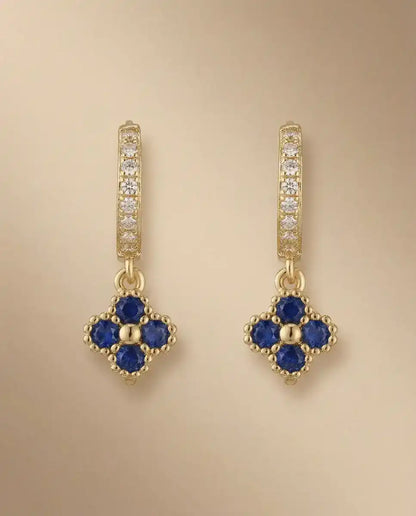 aphoriah GOLD Azure Rosette® Chain Earrings