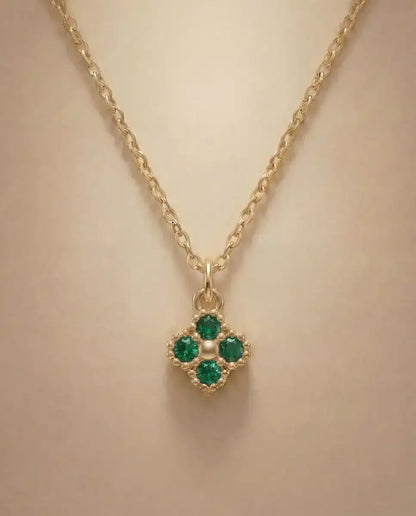 aphoriah GOLD Basil Rosette® Chain Necklace