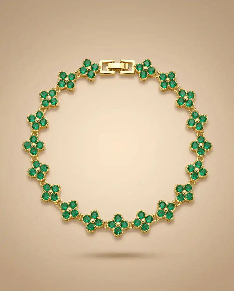 aphoriah GOLD Basil Rosette® Signature Bracelet