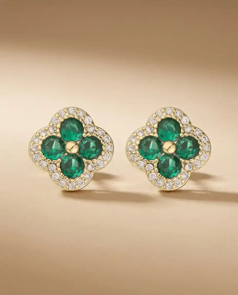 aphoriah GOLD Basil Rosette® Signature Earrings