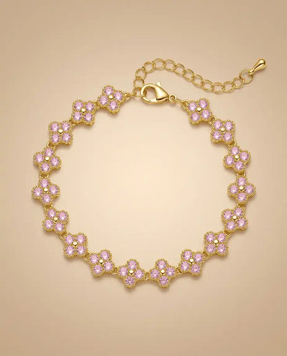 aphoriah GOLD Cherry Rosette® Link Bracelet