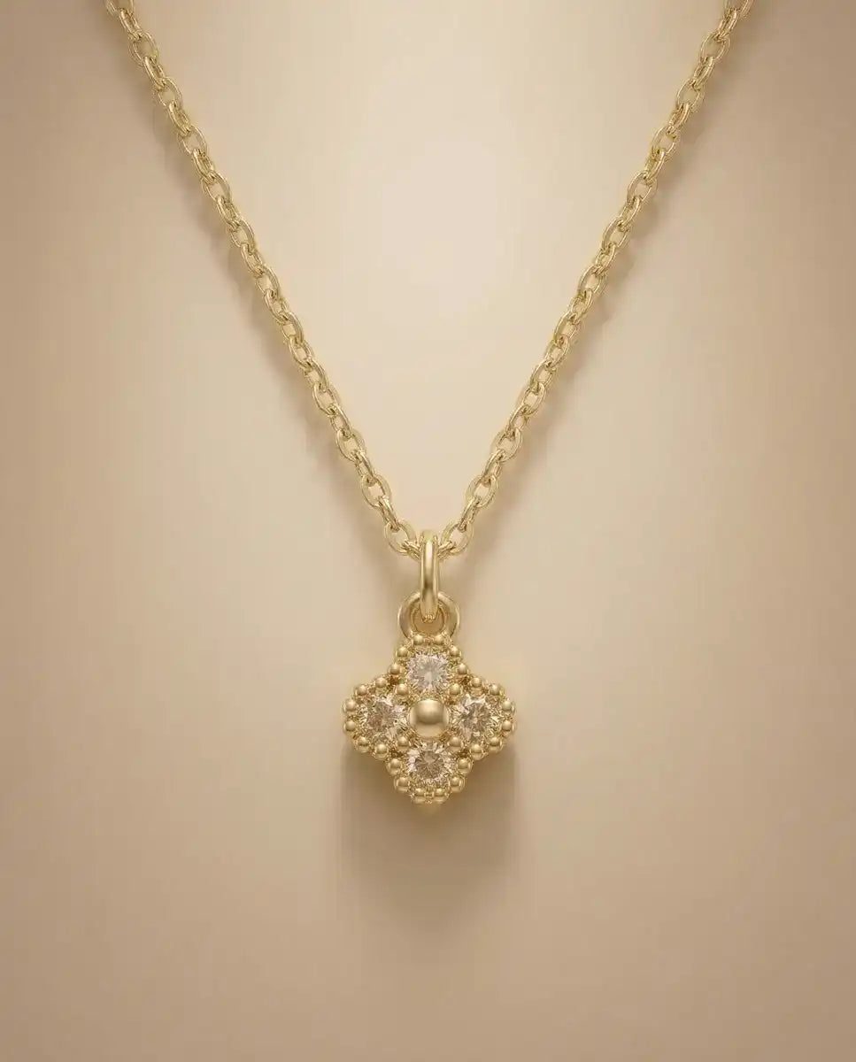 aphoriah GOLD Ivory Rosette® Chain Necklace