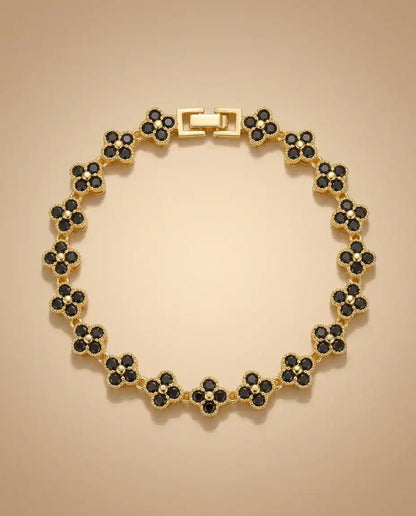 aphoriah GOLD Onyx Rosette® Signature Bracelet