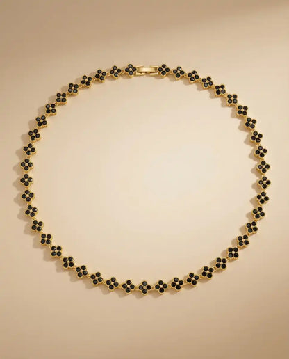 aphoriah GOLD Onyx Rosette® Signature Necklace