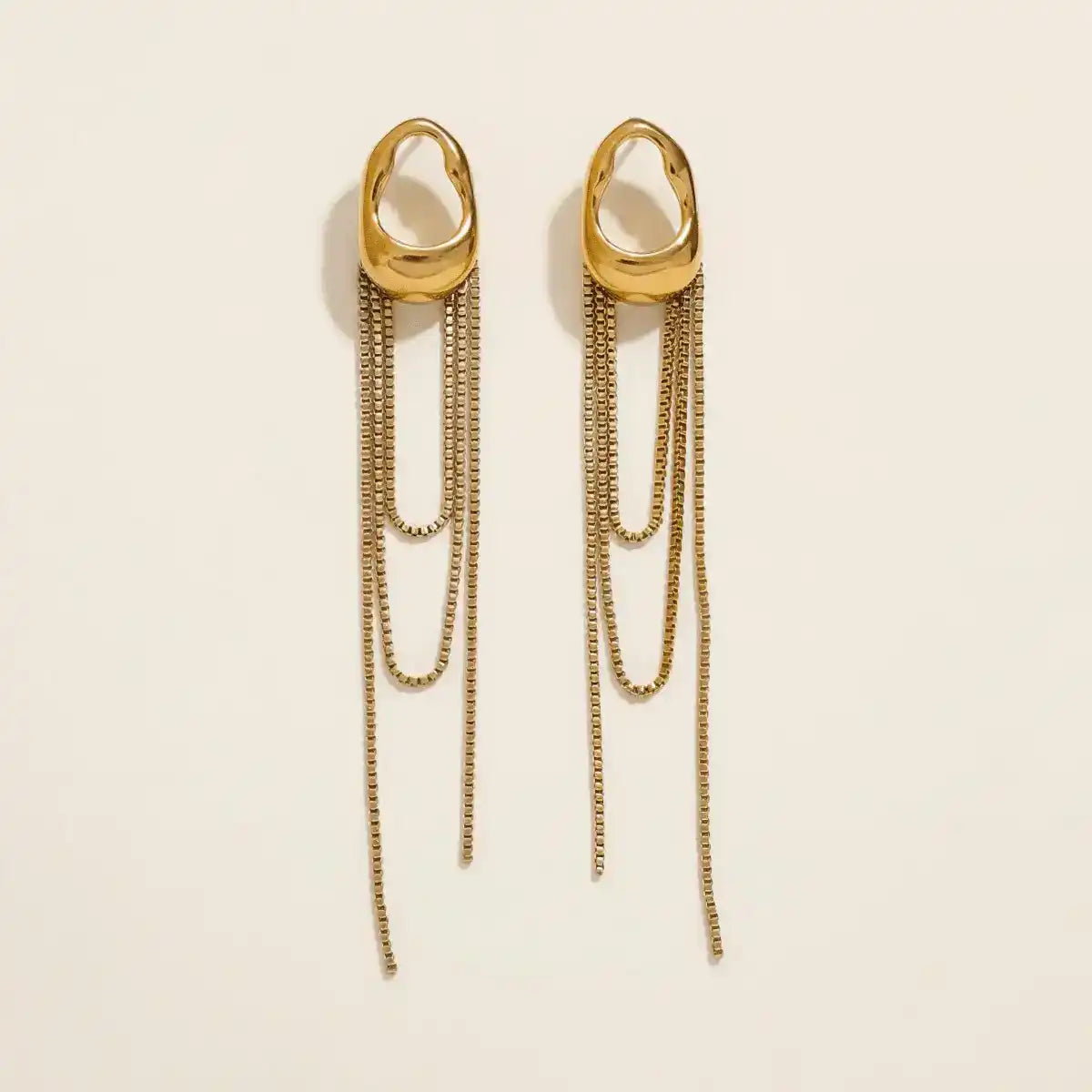 aphoriah Gold Rivière® Oyster Earrings