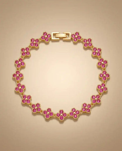 aphoriah GOLD Ruby Rosette® Signature Bracelet