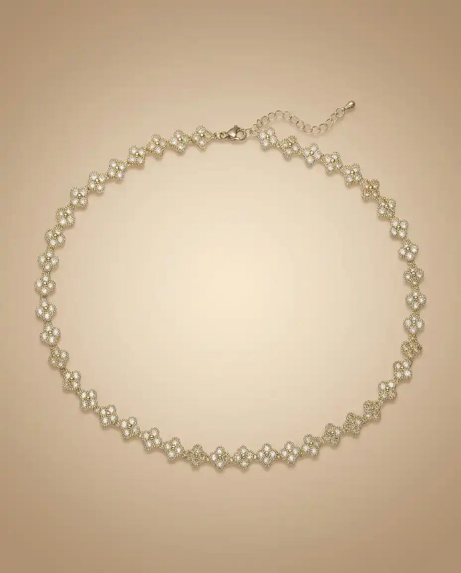 aphoriah GOLD Topaz Rosette® Link Necklace