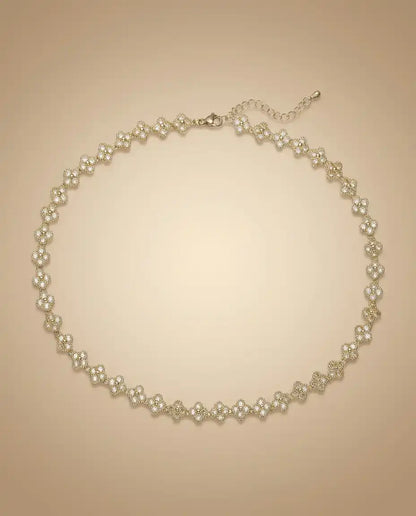 aphoriah GOLD Topaz Rosette® Link Necklace