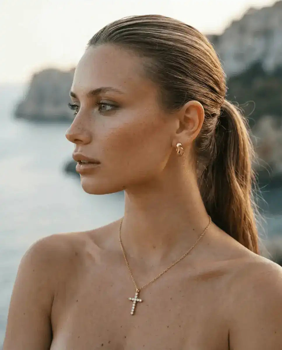 aphoriah Rivière® Light Cross Necklace