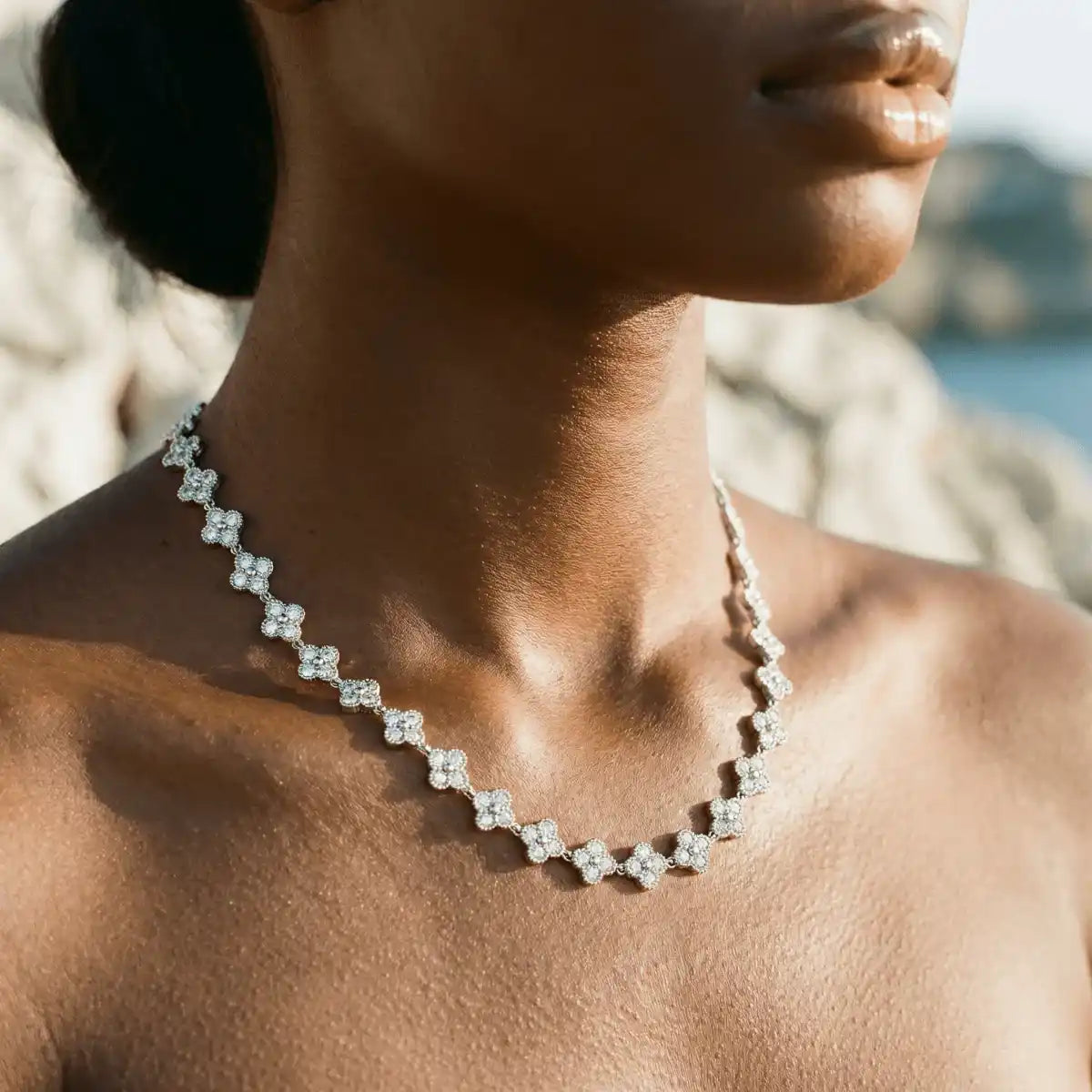 aphoriah Rosette® Link Necklace