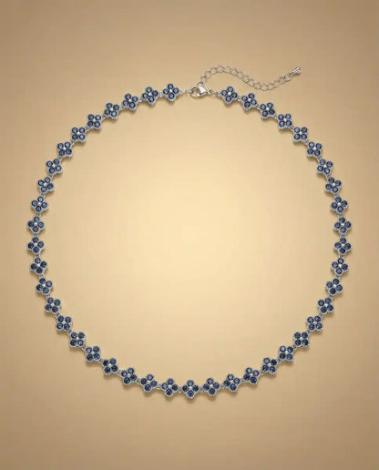 aphoriah SILVER Azure Rosette® Link Necklace