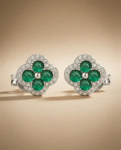 aphoriah SILVER Basil Rosette® Signature Earrings