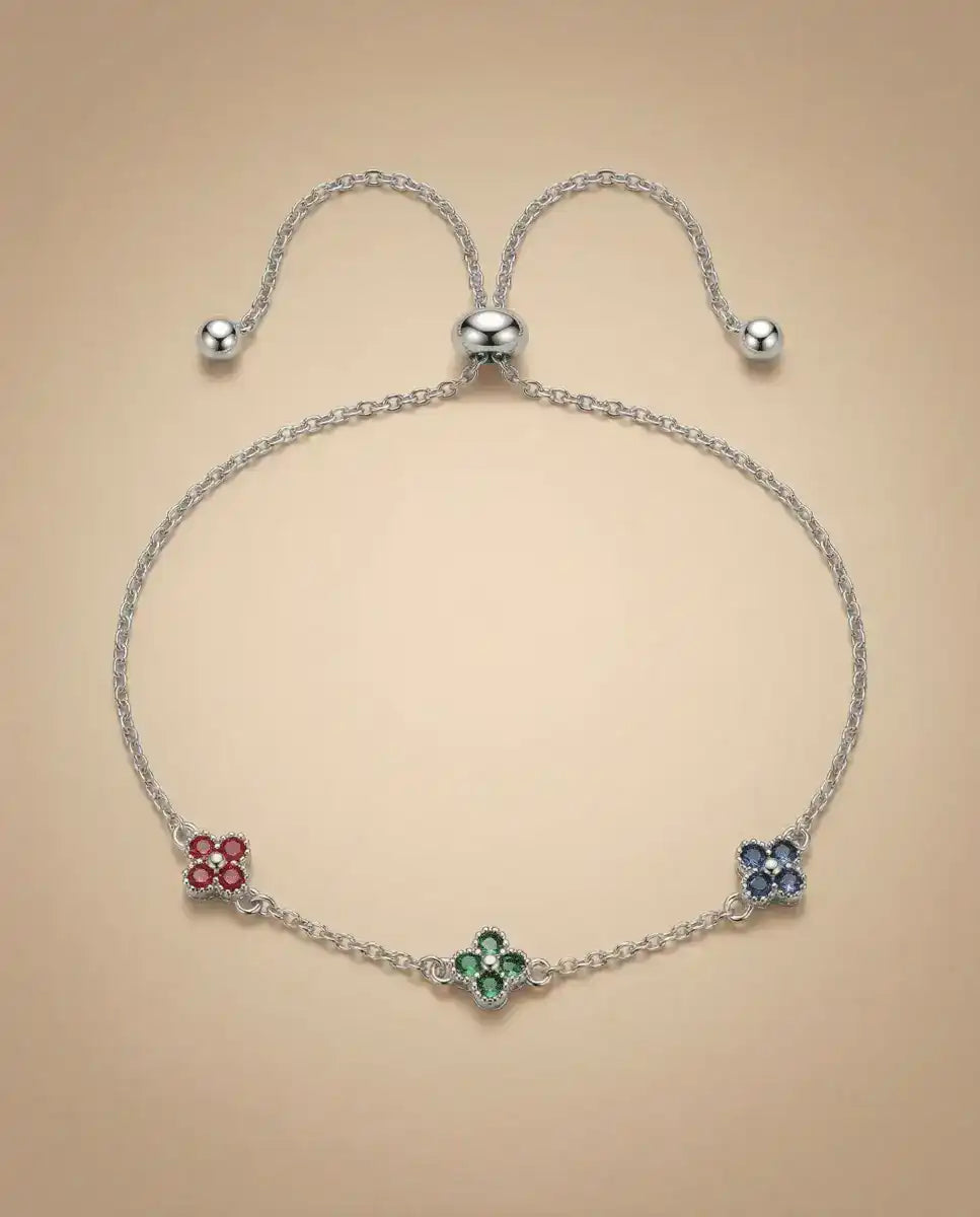 aphoriah SILVER Mosaic Rosette® Chain Bracelet