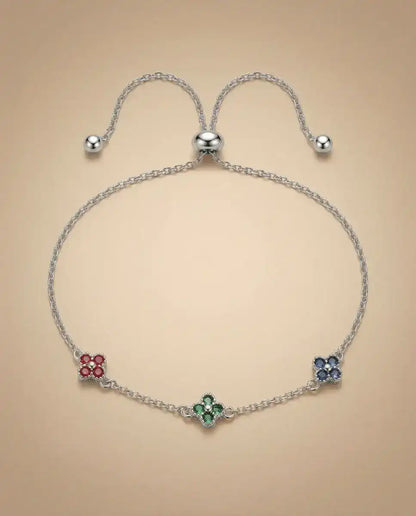 aphoriah SILVER Mosaic Rosette® Chain Bracelet