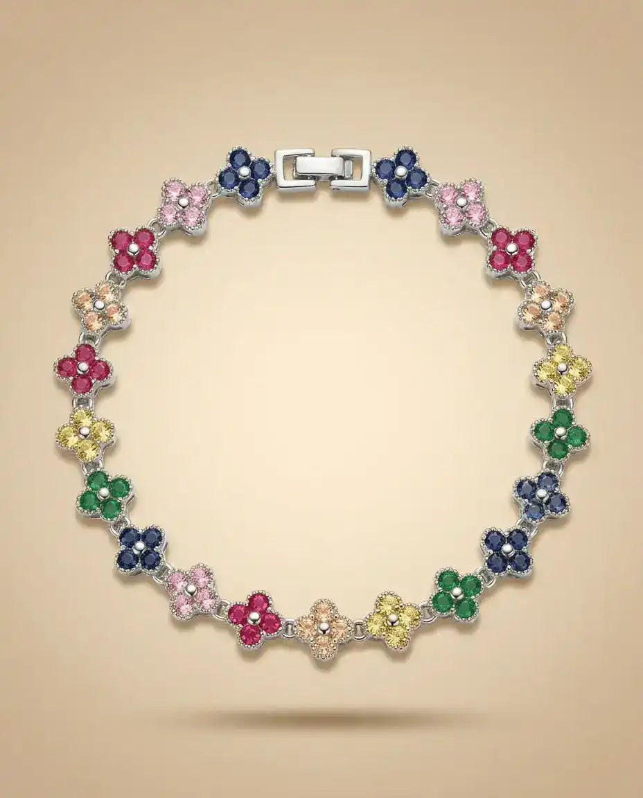 aphoriah SILVER Mosaic Rosette® Signature Bracelet