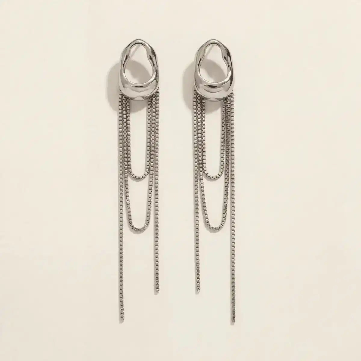 aphoriah Silver Rivière® Oyster Earrings