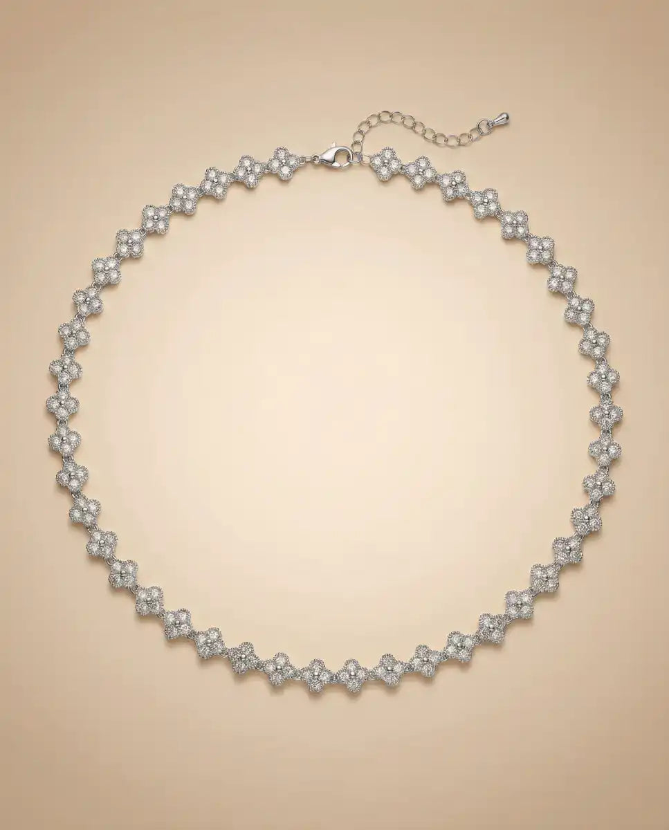 aphoriah SILVER Topaz Rosette® Link Necklace